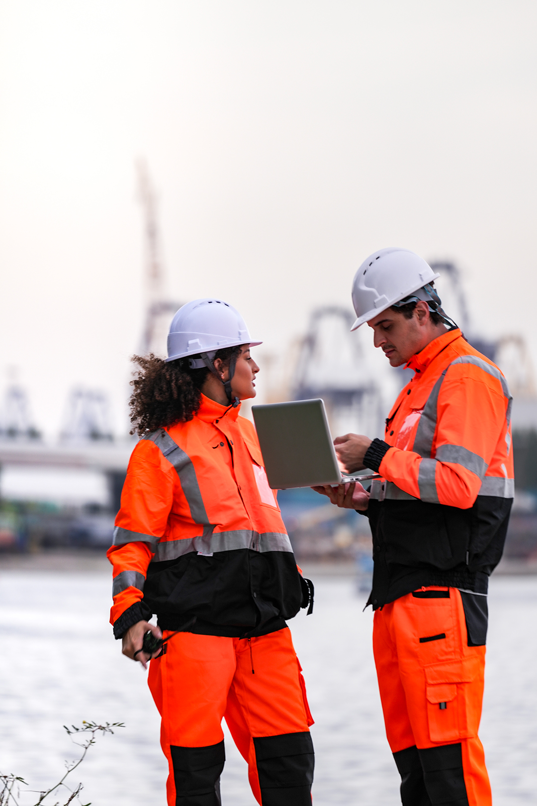 Strong Employees on Worksite